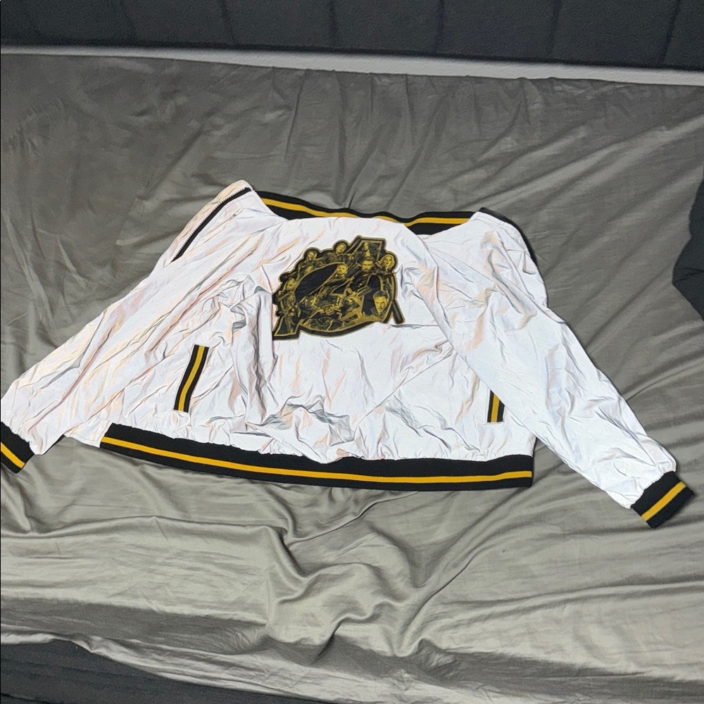 Marvel White and Black Kids Jacket